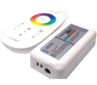 RGBW контроллер для светодиодной ленты с сенсорным пультом, 4*6А